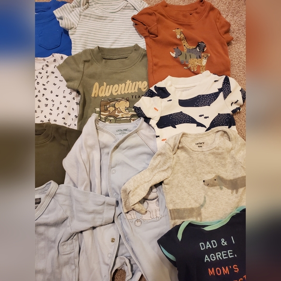 3months Baby onesies Bundle - Various Colors - Picture 2 of 5